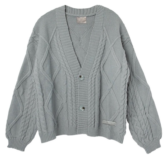 Taylor Swift Authentic The Tortured Poets Department Gray Cardigan Sweater XS/SM - Picture 3 of 3